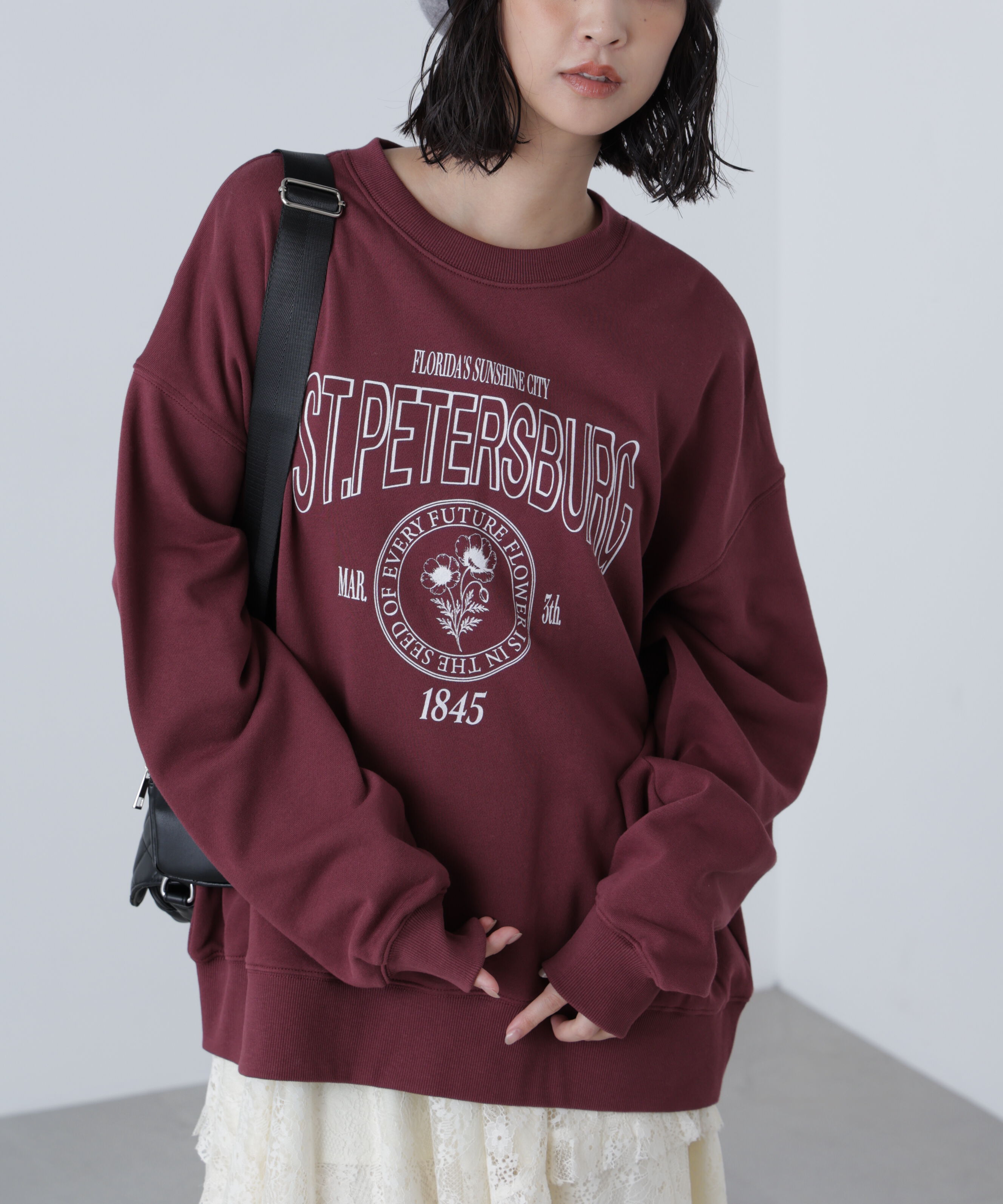  「アソートカレッジロゴビッグスウェット」|Tシャツ・カットソー|