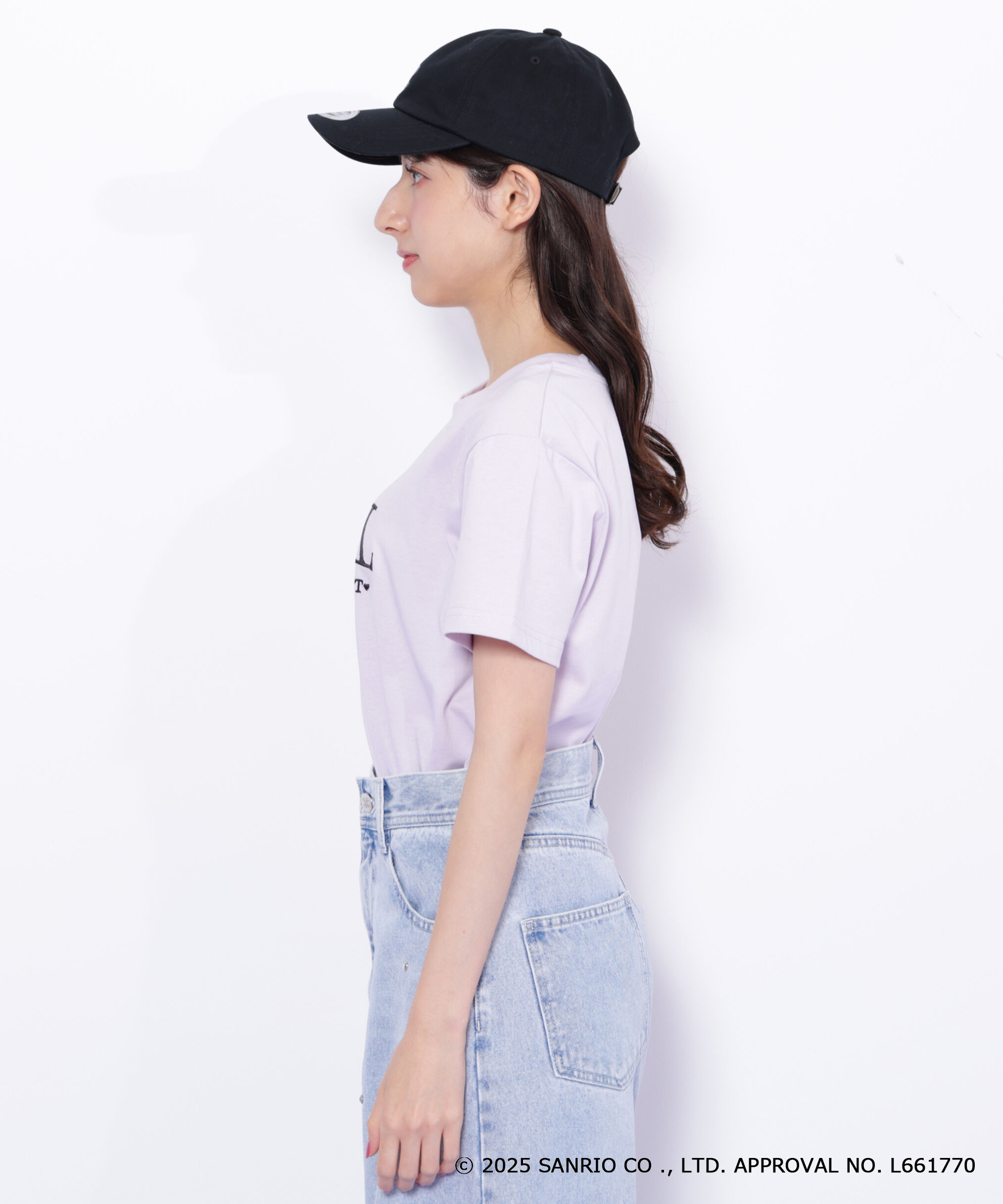  「＜マイメロディ＆クロミコラボ＞オーガニックコットン刺繍ロゴTシャツ」|Tシャツ・カットソー|