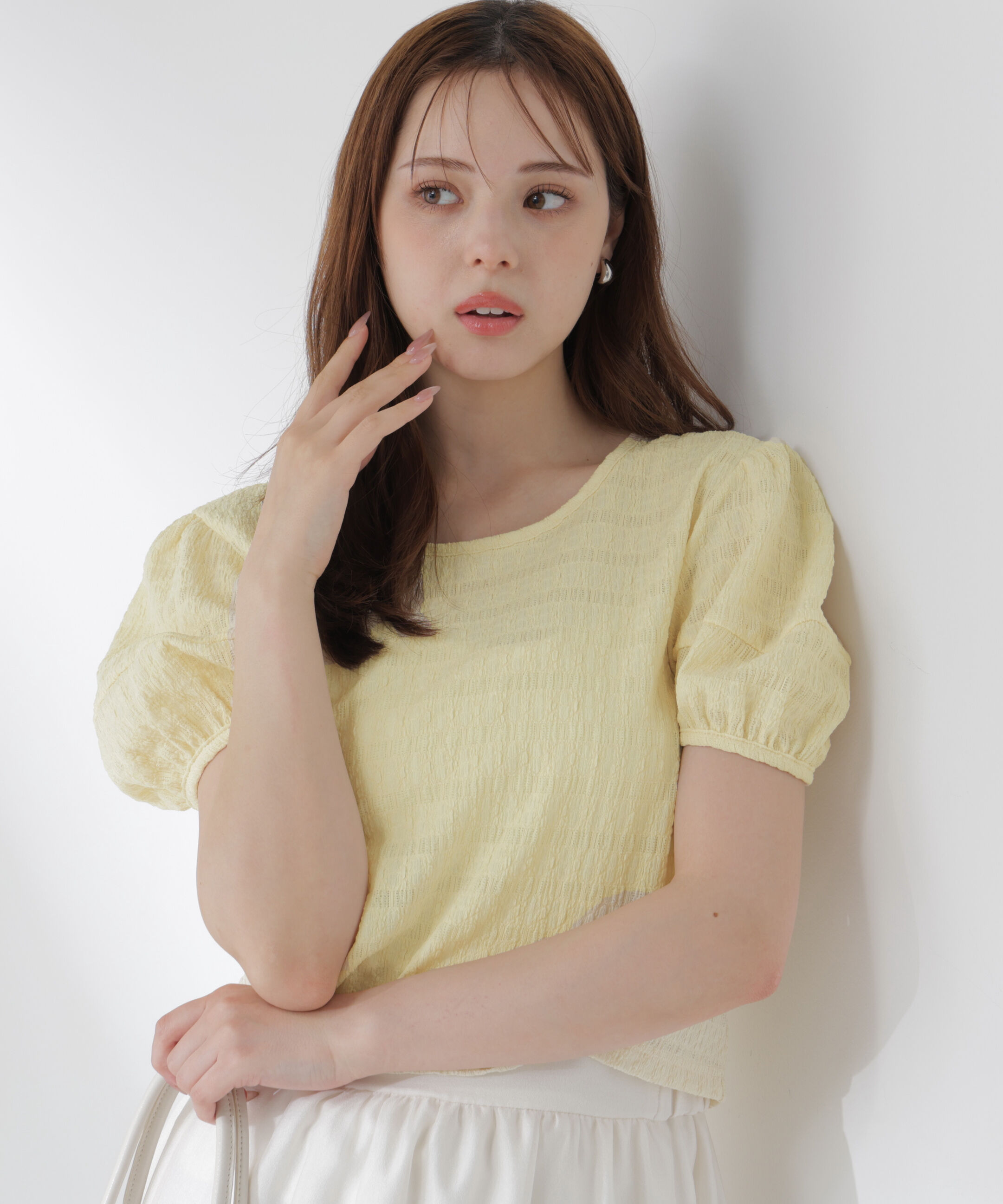 PROPORTION BODY DRESSING「バックオープンパフスリーブトップス26SS」|Tシャツ・カットソー|