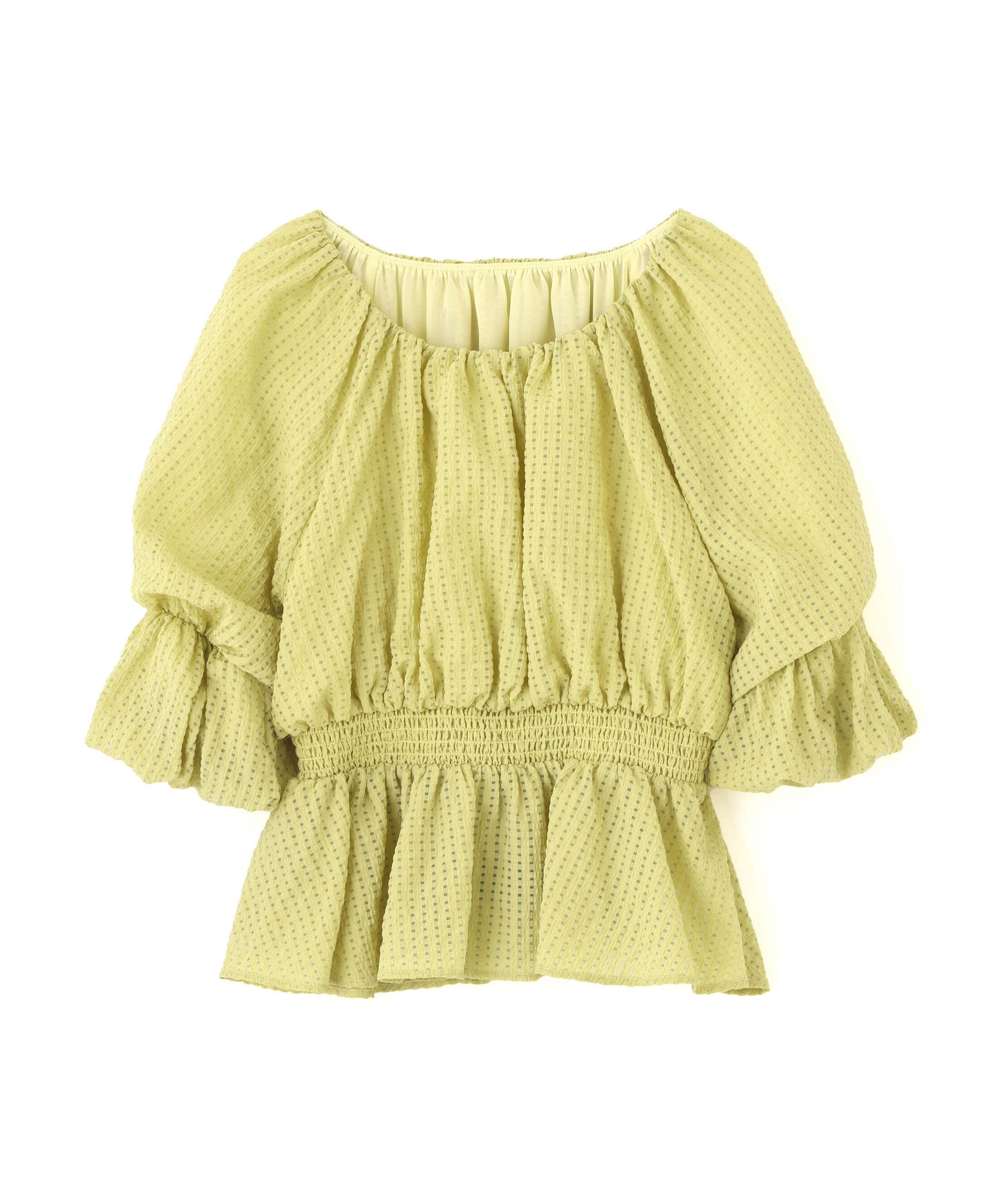 PROPORTION BODY DRESSING「＜中川紅葉さん着用＞〈a/mie〉2wayオフショルフィッシュテールブラウス」|シャツ・ブラウス|