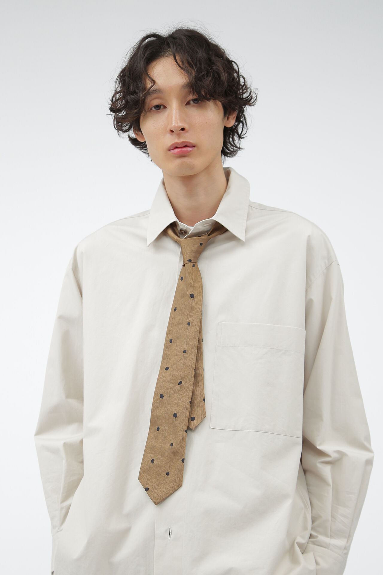 MARGARET HOWELL「PAINTERLY SPOT TIE」|ネクタイ・蝶ネクタイ|