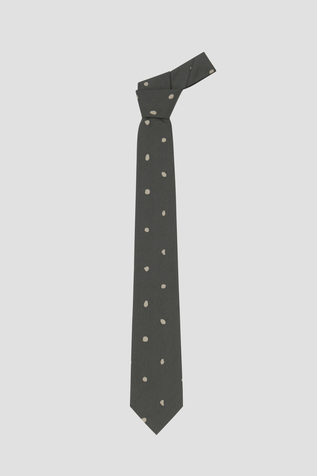 MARGARET HOWELL「PAINTERLY SPOT TIE」|ネクタイ・蝶ネクタイ|DARK GREEN3