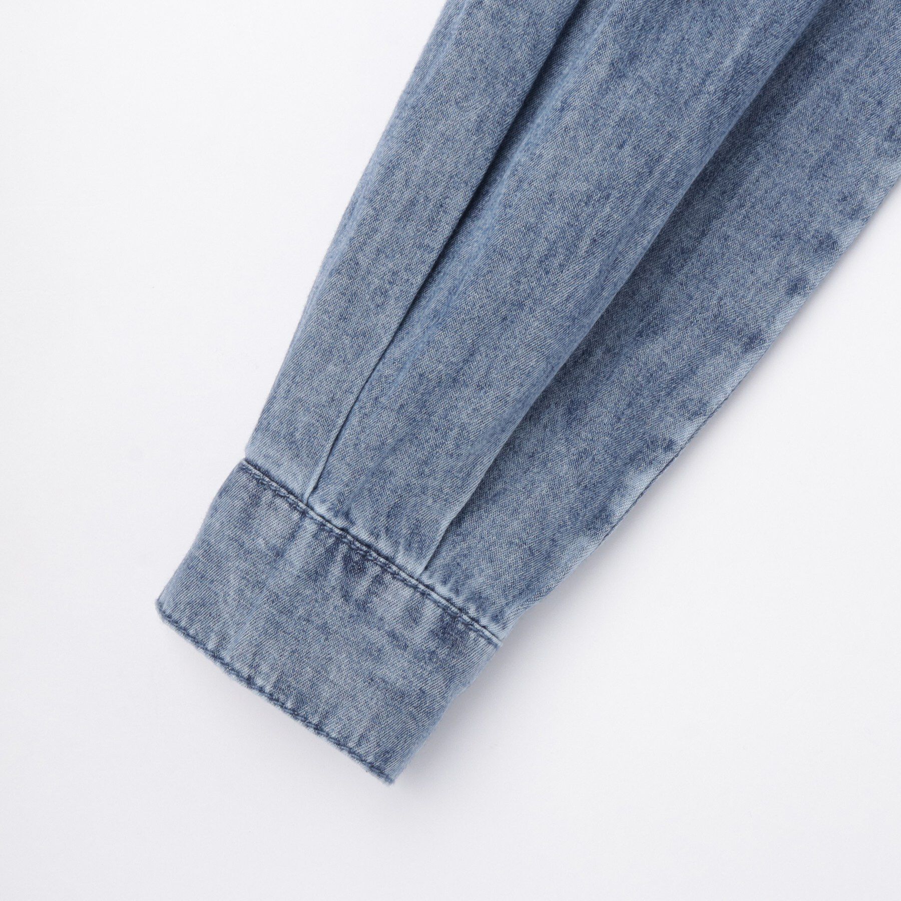 SHOO･LA･RUE「【120-150㎝】デニムドッキングトップス」|シャツ・ブラウス|