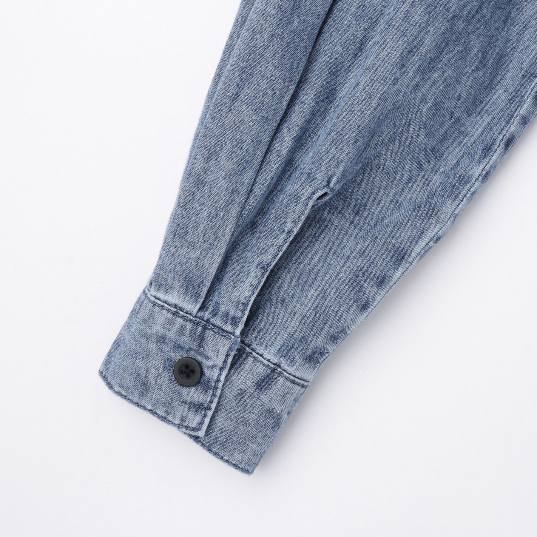 SHOO･LA･RUE「【120-150㎝】デニムドッキングトップス」|シャツ・ブラウス|