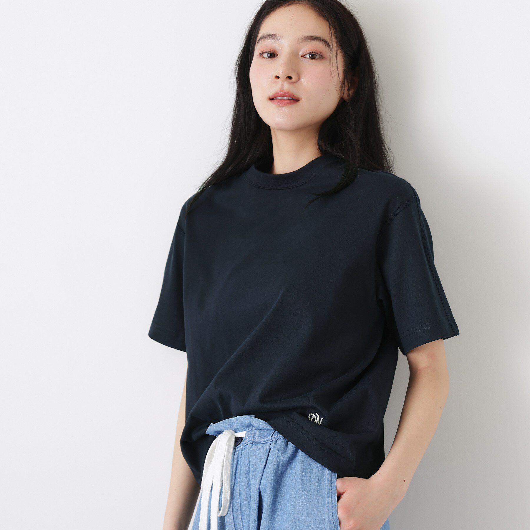 Dessin「【日本製】和歌山ローズペトールTシャツ」|Tシャツ・カットソー|ネイビー(094)
