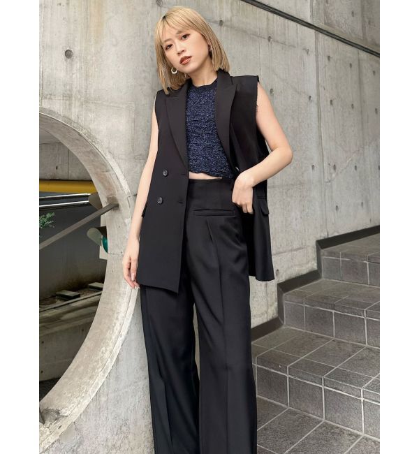 MURUA「パイピングポケットセンタープレスパンツ」|その他|