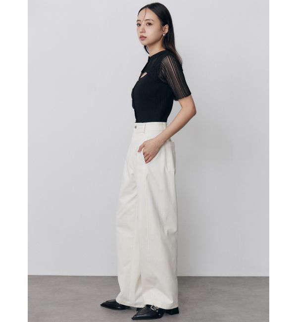 MURUA「ベーシックバレルレッグパンツ」|その他|