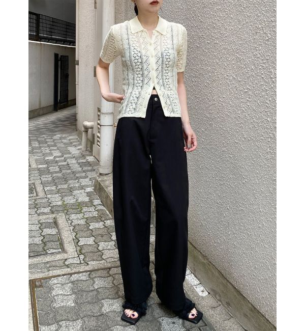 MURUA「ベーシックバレルレッグパンツ」|その他|