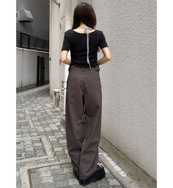 MURUA「ベーシックバレルレッグパンツ」|その他|