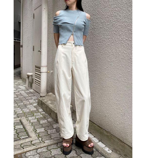 MURUA「ベーシックバレルレッグパンツ」|その他|