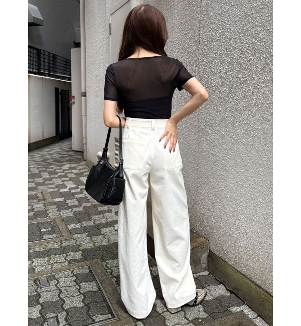 MURUA「ベーシックバレルレッグパンツ」|その他|