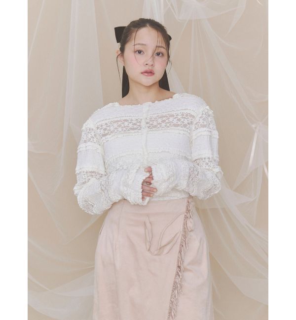 merry jenny「カットレーストップス」|Tシャツ・カットソー|