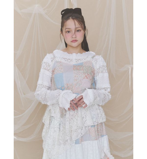 merry jenny「カットレーストップス」|Tシャツ・カットソー|