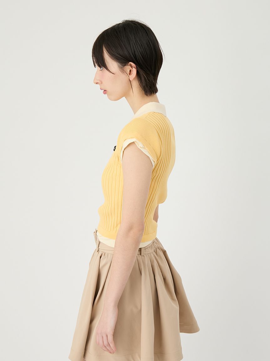 LILY BROWN「【限定カラー】レイヤードニットトップス」|ニット・セーター|