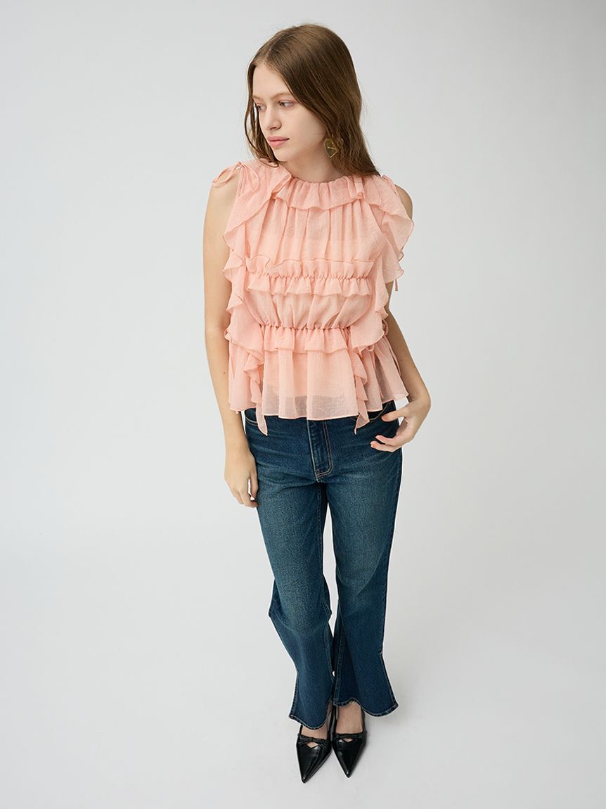 LILY BROWN「スリムストレートデニムパンツ」|デニム|