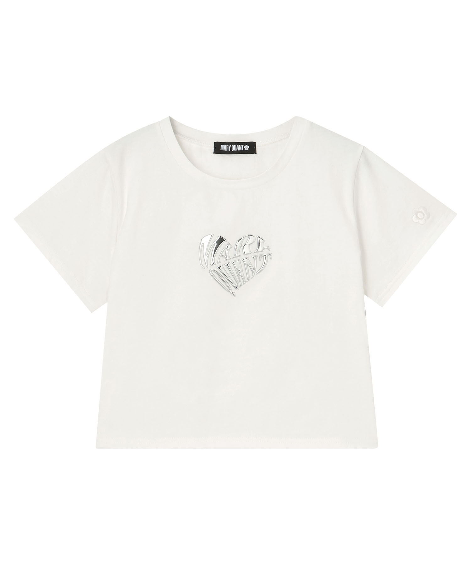 MARY QUANT「メタリックプリント Tシャツ」|Tシャツ・カットソー|