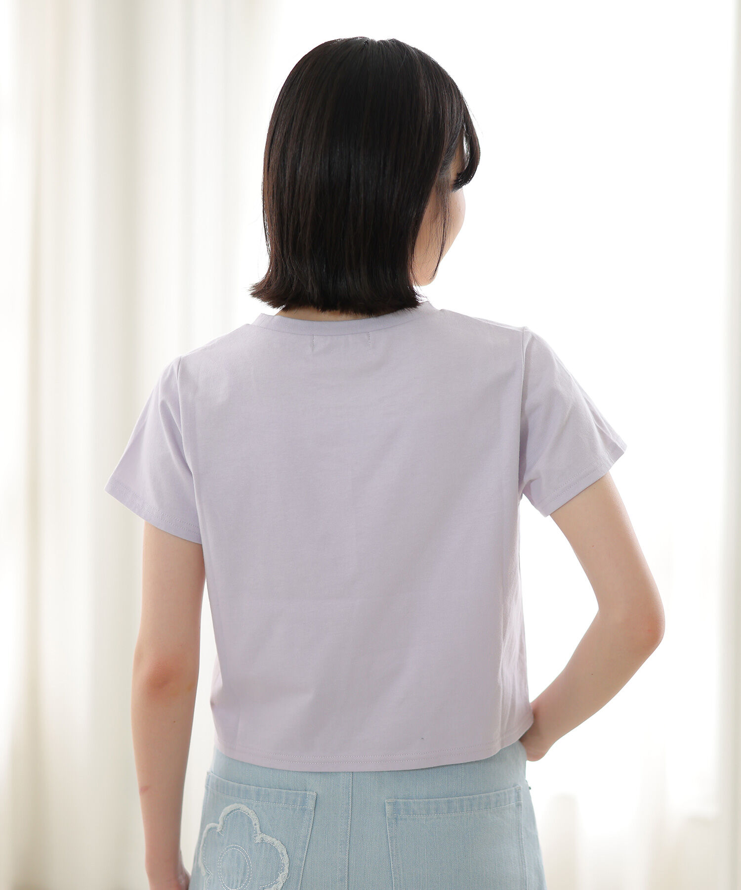 MARY QUANT「メタリックプリント Tシャツ」|Tシャツ・カットソー|
