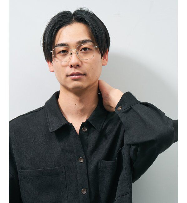  「ウエリントン型メガネ｜読書 レディース 女性用 大人可愛い 大理石｜Zoff｜CHIC レンズ交換券付」|メガネ|