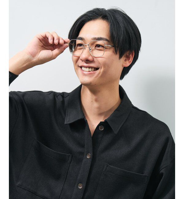  「ウエリントン型メガネ｜読書 レディース 女性用 大人可愛い 大理石｜Zoff｜CHIC レンズ交換券付」|メガネ|