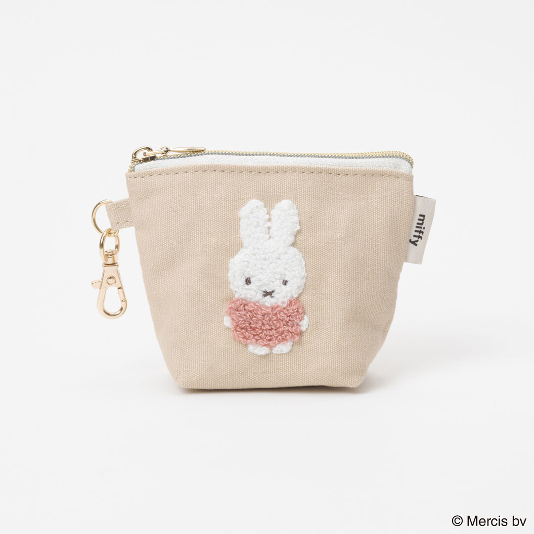  「MIFFY RED＆PINK マイクロミニ台形ポーチ」|ポーチ|チューリップ