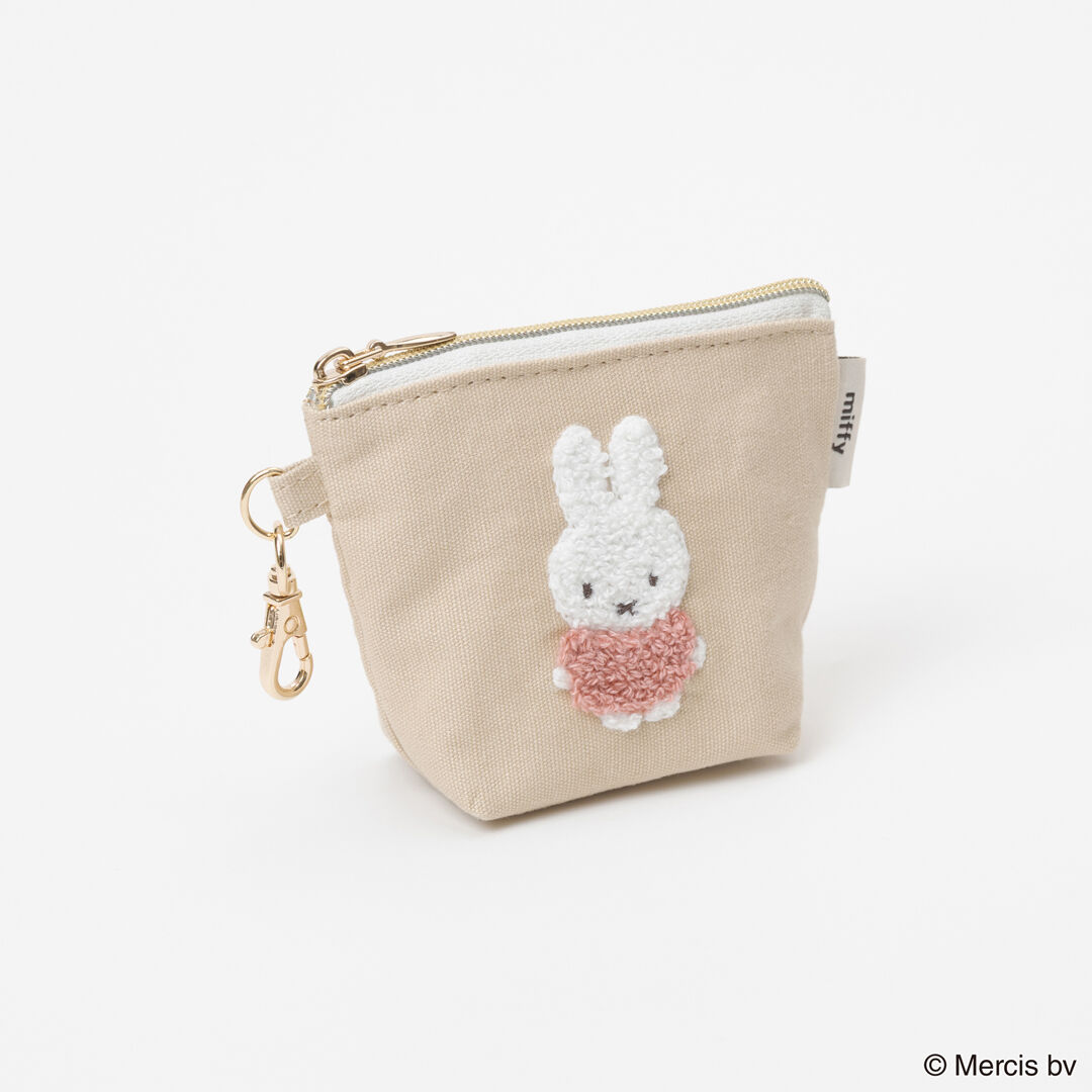  「MIFFY RED＆PINK マイクロミニ台形ポーチ」|ポーチ|