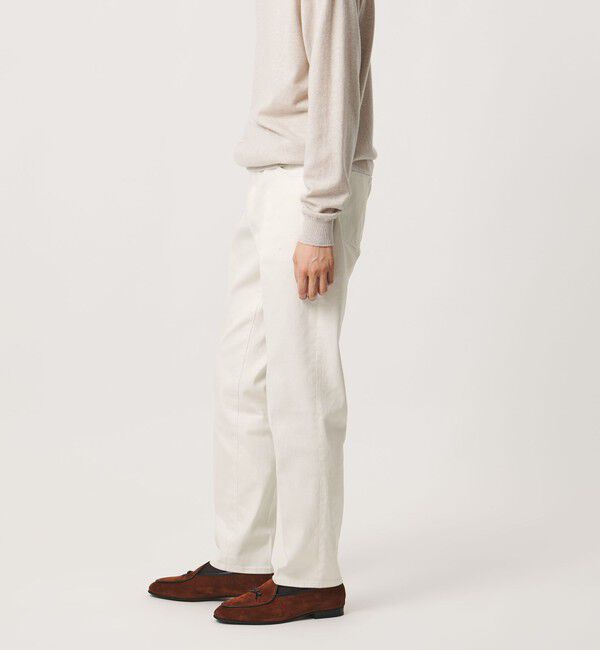 UNITED ARROWS「ドリル 5ポケット ベーシック ノープリーツ パンツ」|チノ|