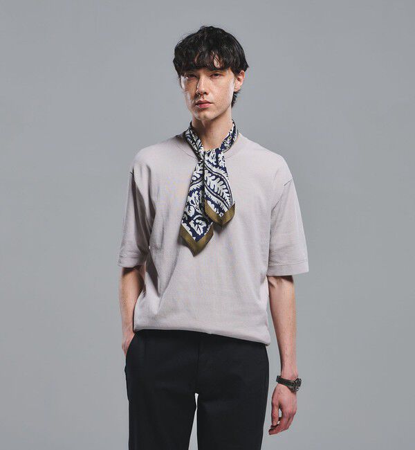 UNITED ARROWS green label relaxing「遮熱 半袖 Tシャツ -マシンウォッシャブル・UVカット・接触冷感・遮熱-」|Tシャツ・カットソー|LT.GRAY