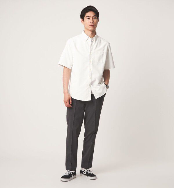 UNITED ARROWS green label relaxing「【WEB限定】JUST fit オックスフォード ボタンダウン 半袖 シャツ」|シャツ・ブラウス|