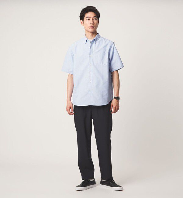 UNITED ARROWS green label relaxing「【WEB限定】JUST fit オックスフォード ボタンダウン 半袖 シャツ」|シャツ・ブラウス|