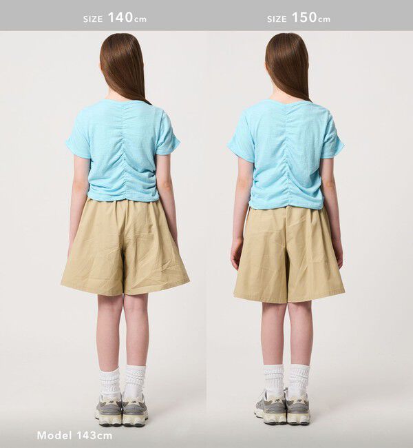 UNITED ARROWS green label relaxing「【WEB限定】シャーリング Tシャツ / キッズ 100cm-160cm」|Tシャツ・カットソー|