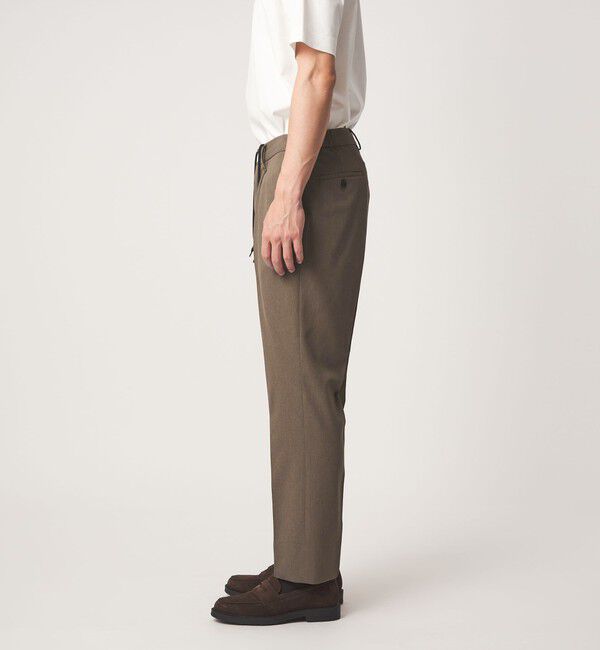 UNITED ARROWS green label relaxing「A+ air メッシュ スタンダード 1プリーツ スラックス -ストレッチ・吸水速乾-」|スラックス|