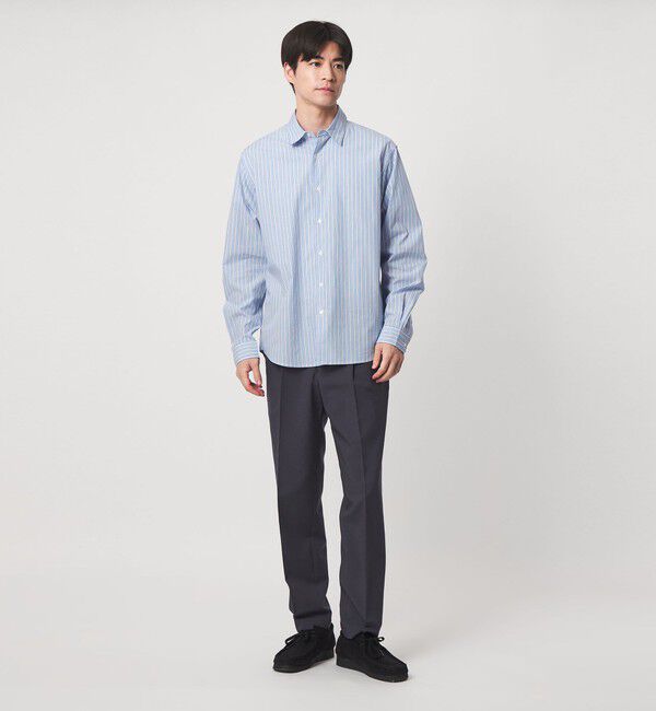 UNITED ARROWS green label relaxing「【WEB限定】JUST fit JAMES FABRC パターン 長袖 シャツ」|シャツ・ブラウス|