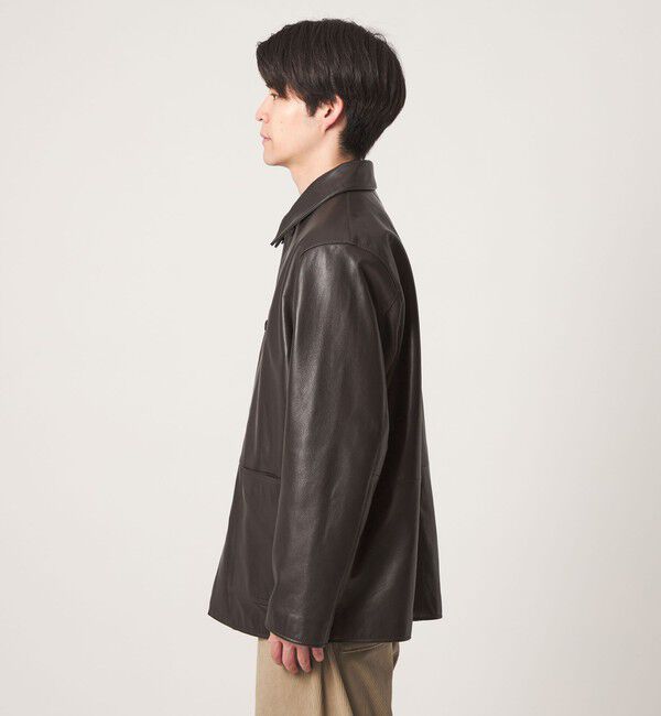 UNITED ARROWS green label relaxing「ラムレザー カバーオール」|その他|