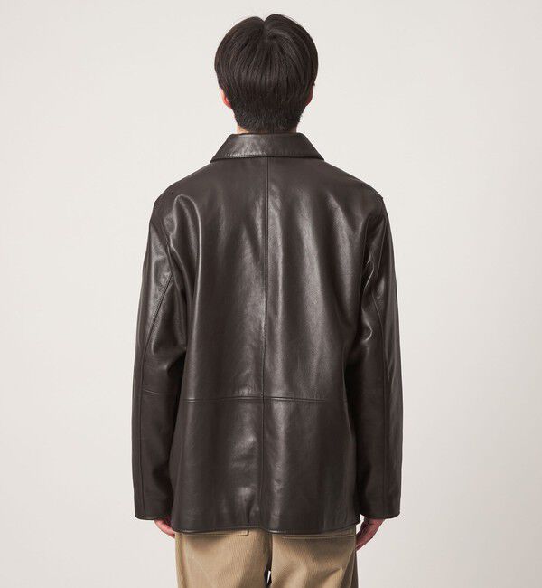UNITED ARROWS green label relaxing「ラムレザー カバーオール」|その他|