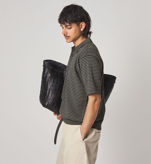 STEVEN ALAN「＜Steven Alan＞ ハイツイスト  ニット ショートスリーブ ポロシャツ」|ニット・セーター|