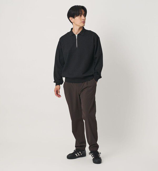BEAUTY&YOUTH UNITED ARROWS「360&deg;MASTER 1プリーツ イーズ コンフォート イージーパンツ NO.6 セットアップ対応 撥水 ストレッチ ウォ」|チノ|