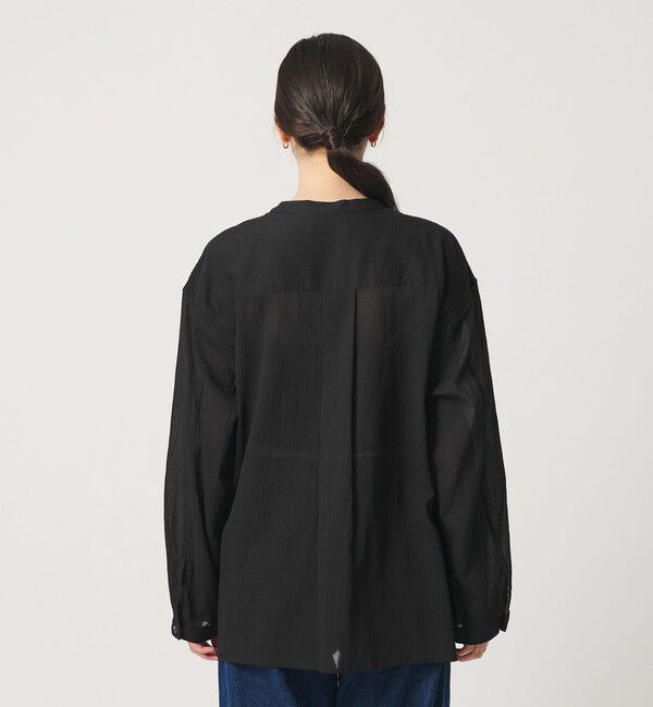 BEAUTY&YOUTH UNITED ARROWS「コットンクレープ ビーズ エンブロイダリー シャツ」|シャツ・ブラウス|