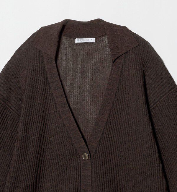 BEAUTY&YOUTH UNITED ARROWS「コットンポリエステル スキッパー カーディガン ウォッシャブル」|カーディガン|