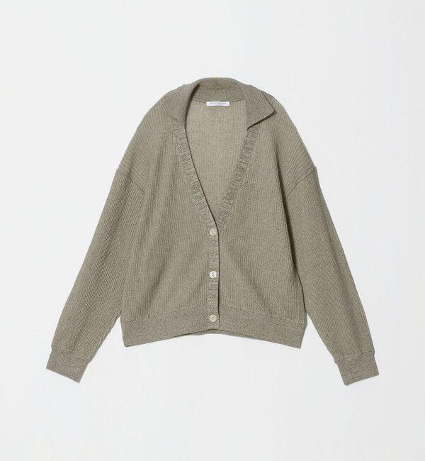 BEAUTY&YOUTH UNITED ARROWS「コットンポリエステル スキッパー カーディガン ウォッシャブル」|カーディガン|OLIVE