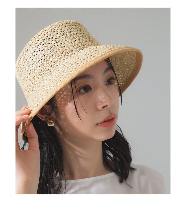 Demi-Luxe BEAMS 「GRILLO / ペーパー ブリム ハット」|ハット|