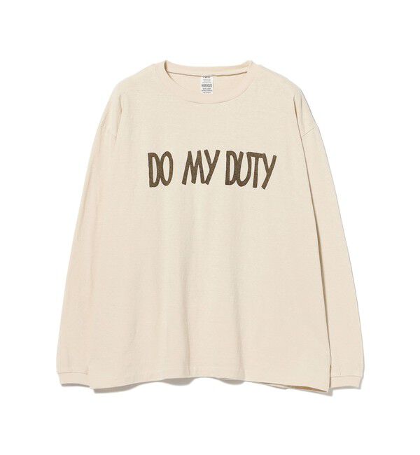 BEAMSBOY「【別注】WAREHOUSE & CO. / プリント ロングスリーブ Tシャツ」|Tシャツ・カットソー|