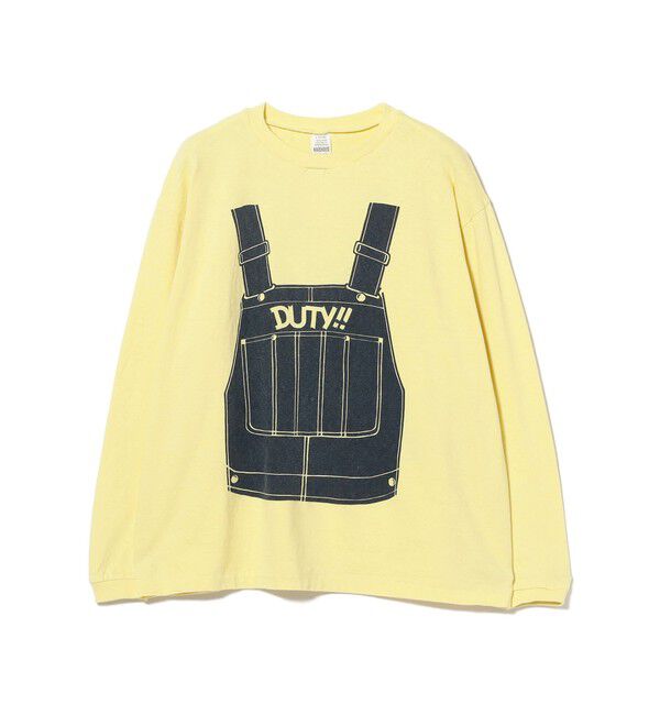 BEAMSBOY「【別注】WAREHOUSE & CO. / プリント ロングスリーブ Tシャツ」|Tシャツ・カットソー|LT.YELLOW
