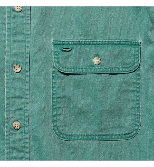 BEAMS PLUS「WORK Light Denim Pigment Coating」|シャツ・ブラウス|
