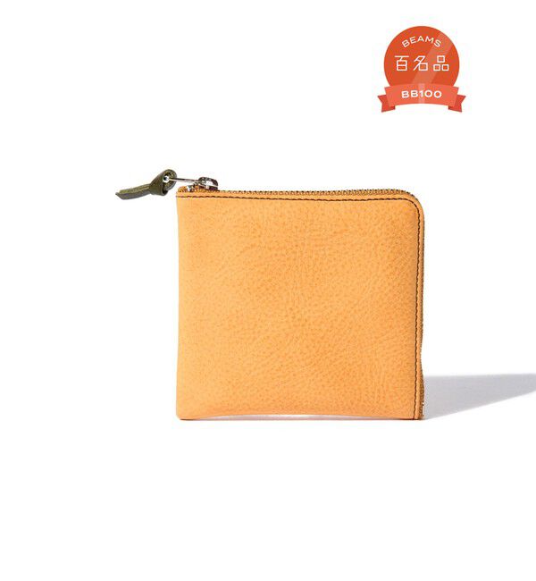 BEAMS PLUS「Double Zip Wallet」|財布|TAN/OLIVE