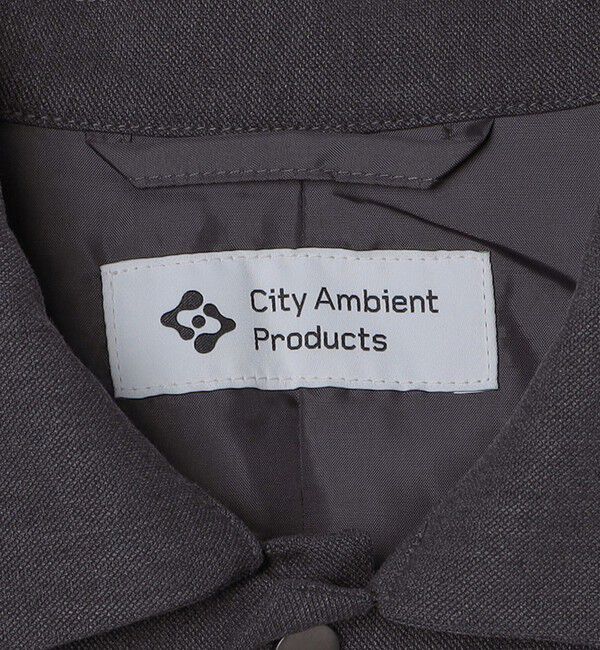 SHIPS「City Ambient Products: ポリエステル ウール コーチ ジャケット」|ブルゾン・スタジャン|