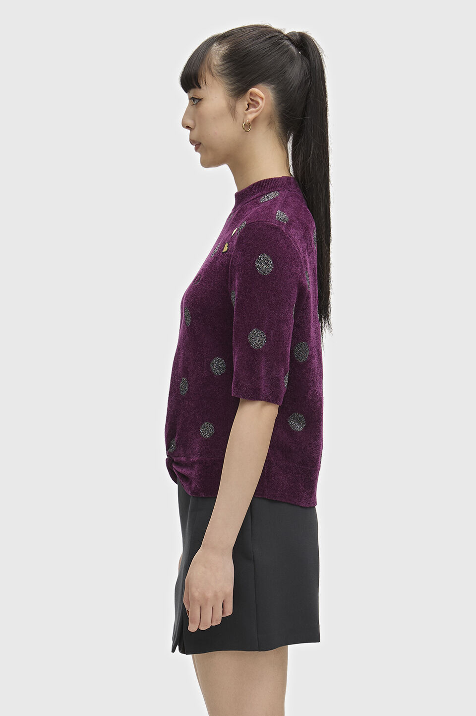 FRED PERRY 「FRED PERRY／POLKA DOT KNITTED TOP／エイミーワインハウス　ポルカドットニットトップス」|Tシャツ・カットソー|