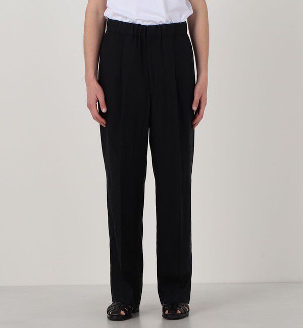 TOMORROWLAND MENS「セルロースリネン バレルワイドストレートパンツ セットアップ対応」|その他|