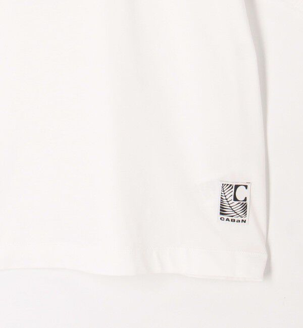 CABaN「スビンコットン FLOWER Tシャツ」|Tシャツ・カットソー|