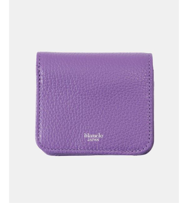  「【blancle/ ブランクレ】S.LEATHER Bifold wallet」|財布|パープル