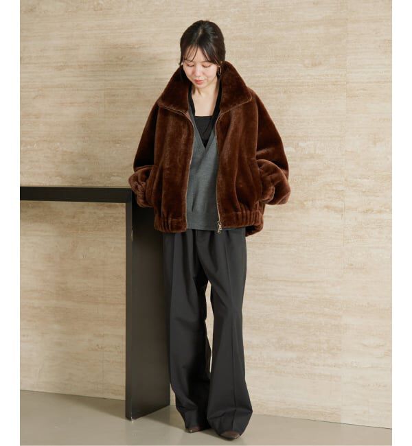 Plage「《予約》Vegancode / ヴィ―ガンコード 別注 ECOFUR BOMBER ジャケット」|その他|
